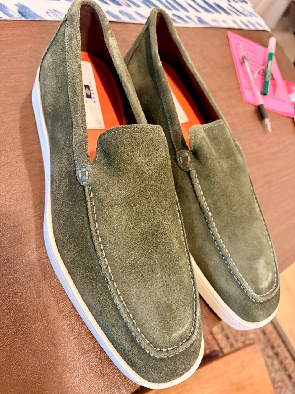Joseph Abboud Dario Moc Toe Loafers
